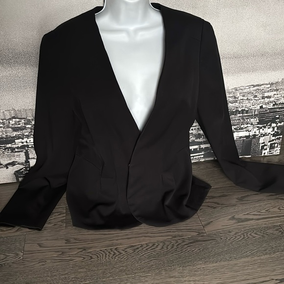 Rickis Black Tailored fully lined  Notched collar blazer Sz Large - Picture 7 of 16